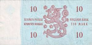 10 markkaa 1963