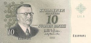 10 markkaa 1963