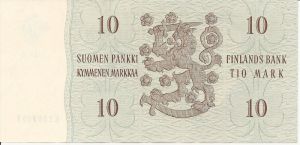 10 markkaa 1963